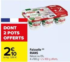Faisselle offre à 2,1€ sur Carrefour Drive
