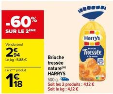 Brioche tressée offre à 2,94€ sur Carrefour Drive