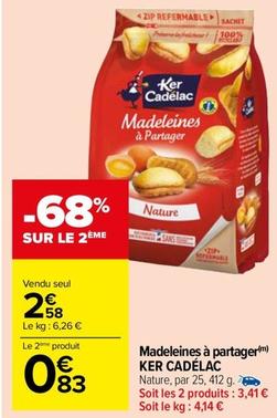 Ker Cadélac - Madeleines À Partager  offre à 2,58€ sur Carrefour Drive