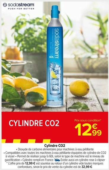 Sodastream - Cylindre Co2 offre à 12,99€ sur Carrefour Drive