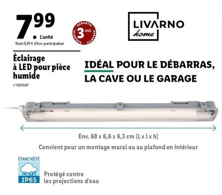 Livarno - Éclairage À Led Pour Pièce Humide offre à 7,99€ sur Lidl