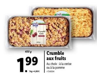 Alpen Fest - Crumble Aux Fruits offre à 1,99€ sur Lidl