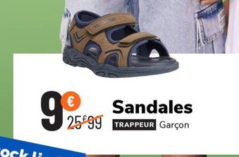 Trappeur - Sandales Garçon offre à 9€ sur La Halle