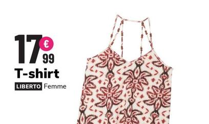 Liberto - T-shirt Femme  offre à 17,99€ sur La Halle