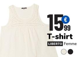 Liberto - T-shirt Femme offre à 15,99€ sur La Halle