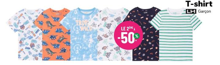 LH - T Shirt Garçon offre à 4,99€ sur La Halle