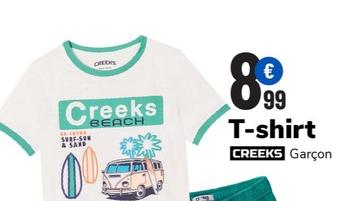 Creeks - T-Shirt Garçon offre à 8,99€ sur La Halle
