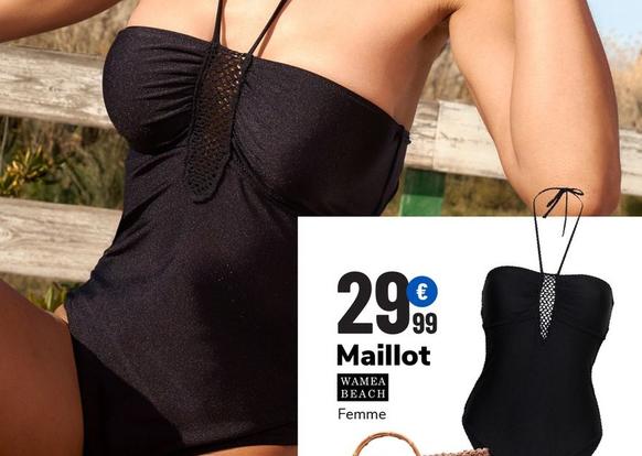 Wamea Beach - Maillot Femme offre à 29,99€ sur La Halle
