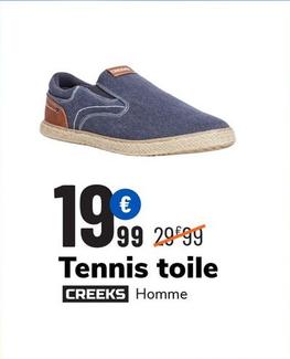 Creeks - Tennis Toile  offre à 19,99€ sur La Halle