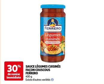 Ferrero - Sauce Legumes Cuisine Facon Couscous  offre sur Auchan Hypermarché