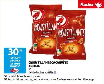 Auchan - Croustillants Cacahuète offre sur Auchan Hypermarché