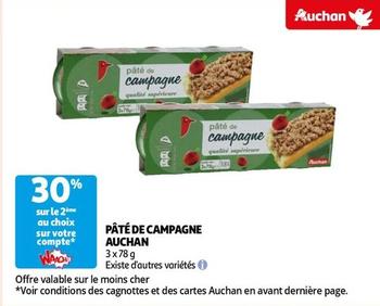 Auchan - Pain De Campagne offre sur Auchan Hypermarché