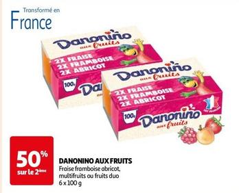 Danonino Aux Fruits offre sur Auchan Supermarché