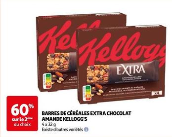 Kellogg's - Barres De Céréales Extra Chocolat Amande offre sur Auchan Supermarché