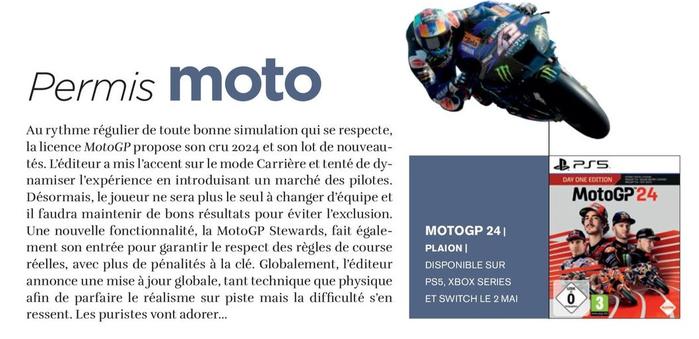 Motogp 24 Plaion offre sur Carrefour
