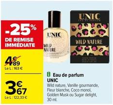 Unic - Eau De Parfum offre à 3,67€ sur Carrefour Express
