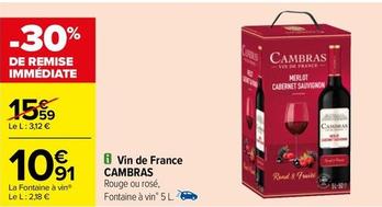 Cambras - Vin De France