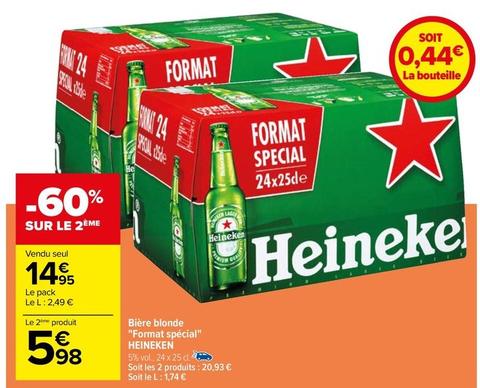 Heineken - Bière Blonde Format Spécial