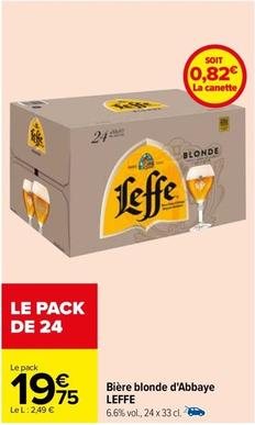 Leffe - Bière Blonde D'Abbaye