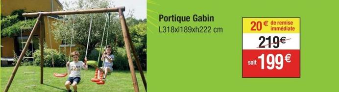 Portique Gabin  offre à 199€ sur Cora