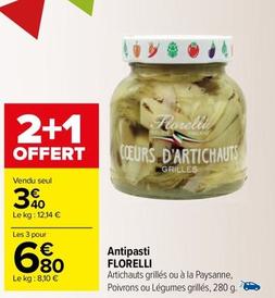 Florelli - Antipasti offre à 3,4€ sur Carrefour