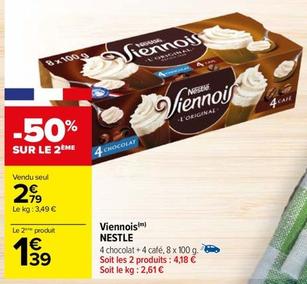 Nestlé - Viennois offre à 2,79€ sur Carrefour