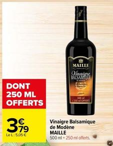 Maille - Vinaigre Balsamique De Modène offre à 3,79€ sur Carrefour