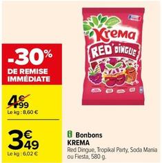 Krema - Bonbons offre à 3,49€ sur Carrefour