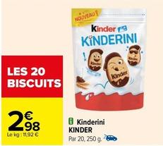 Kinder - Kinderini offre à 2,98€ sur Carrefour