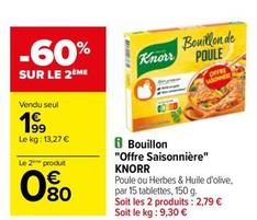 Knorr - Bouillon Offre Saisonnière offre à 1,99€ sur Carrefour