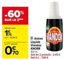 Knorr - Arôme Liquide Viandox offre à 1,75€ sur Carrefour