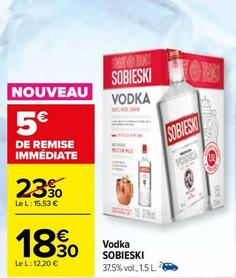 Sobieski - Vodka offre à 18,3€ sur Carrefour