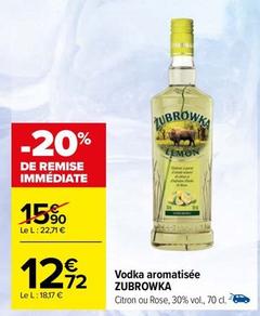 Zubrowka - Vodka Aromatisée offre à 12,72€ sur Carrefour