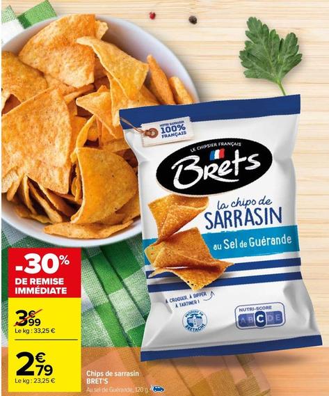Bret'S - Chips De Sarrasin offre à 2,79€ sur Carrefour