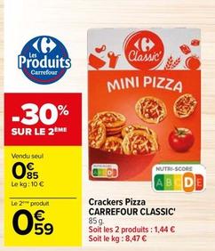 Carrefour - Crackers Pizza Classic offre à 0,85€ sur Carrefour