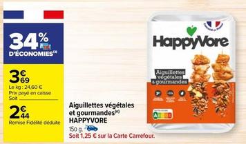 Happyvore - Aiguillettes Végétales Et Gourmandes offre à 2,44€ sur Carrefour