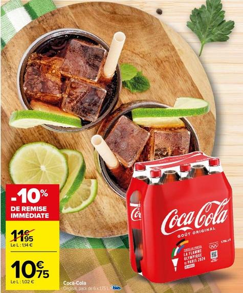 Coca Cola - Original offre à 10,75€ sur Carrefour
