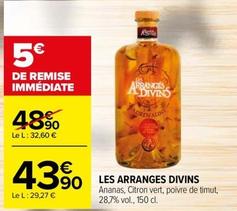 Les Arranges Divins - Ananas, Citron Vert, Poivre De Timut offre à 43,9€ sur Carrefour