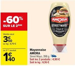 Amora - Mayonnaise offre à 3,5€ sur Carrefour