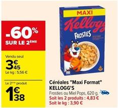 Kellogg's - Céréales Maxi Format offre à 3,45€ sur Carrefour