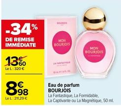 Bourjois - Eau De Parfum offre à 8,98€ sur Carrefour
