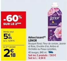 Lenor - Adoucissant offre à 5,45€ sur Carrefour
