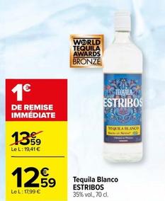 Estribos - Tequila Blanco offre à 12,59€ sur Carrefour