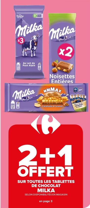 Milka - Sur Toutes Les Tablettes De Chocolat offre sur Carrefour Market