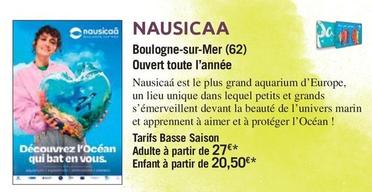 Nausicaa offre à 27€ sur Carrefour