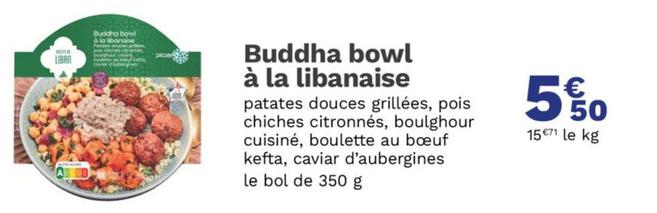 Buddha Bowl À La Libanaise offre à 5,5€ sur Picard