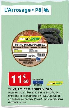 Tuyau Micro-Poreux 20 M offre à 11,6€ sur Rural Master