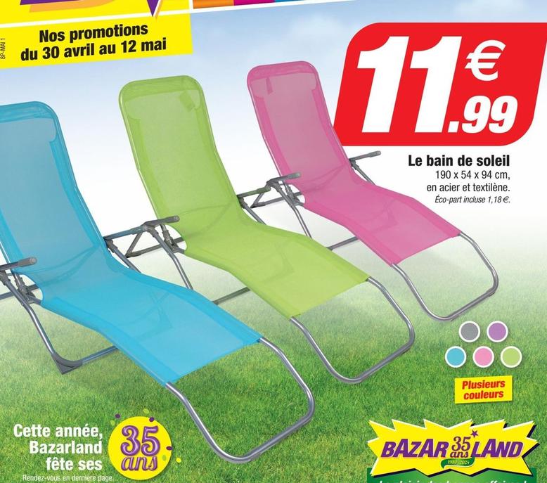  offre à 11,99€ sur Bazarland