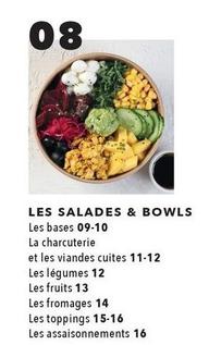 Les Salades & Bowls offre sur Metro