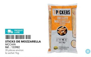 McCain - Sticks De Mozzarella offre sur Metro